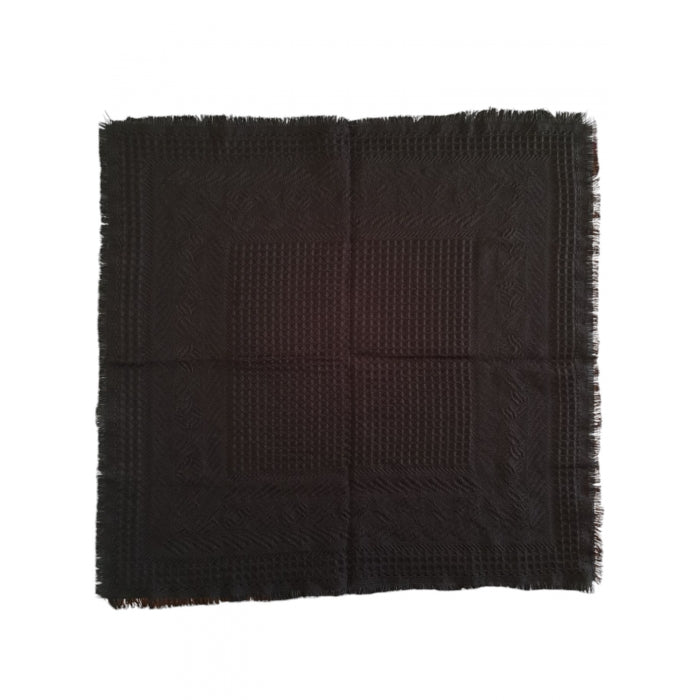 Basma traditionala romaneasca tesuta cu model culoare neagra