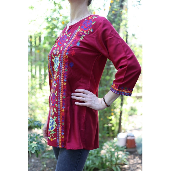 Bluza brodata Trandafira13