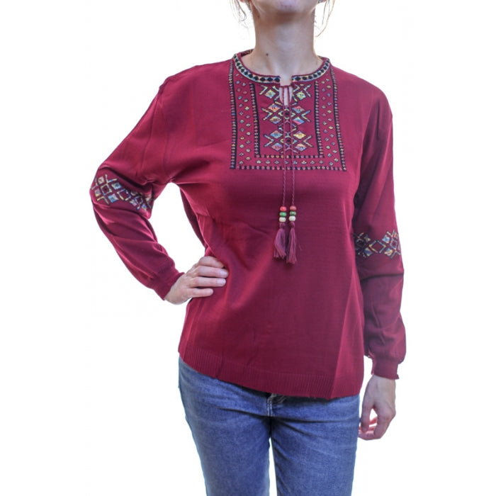 Pulover cu model traditional41