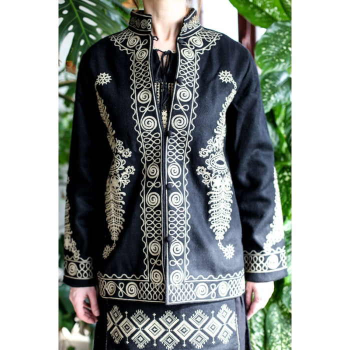 Sacou tesut traditional Anastasia