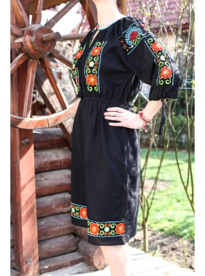 Rochie Traditionala Brandusa2