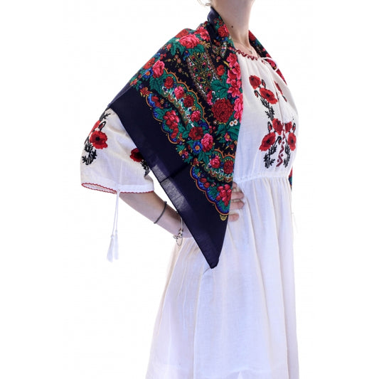 Batic traditional Anastasia bleumarin