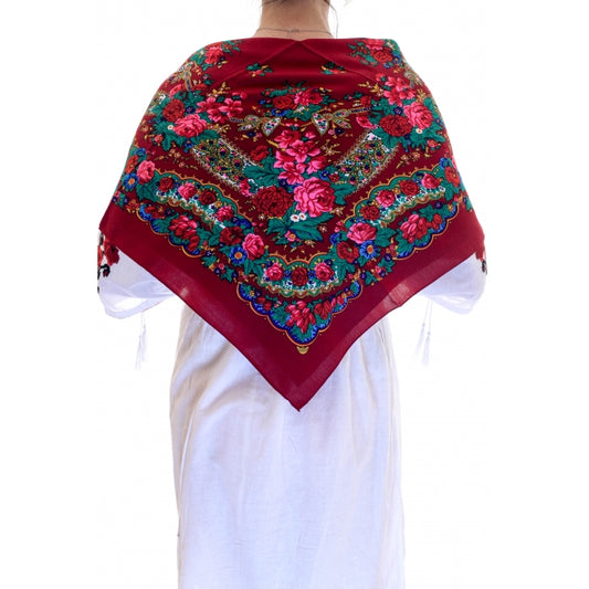 Batic traditional Anastasia bordo