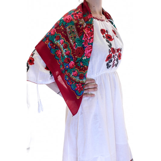 Batic traditional Anastasia bordo
