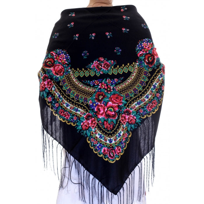 Batic traditional franjuri negru