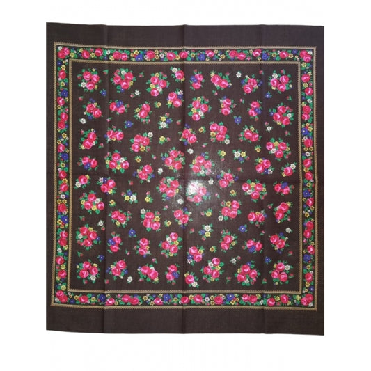 Batic traditional cu motive florale negru2