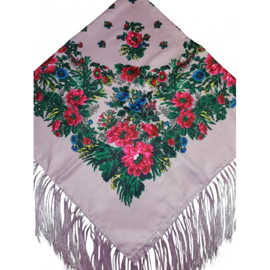 Batic traditional inflorat lila -model Ana2