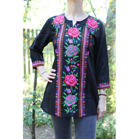 Bluza brodata Trandafira12