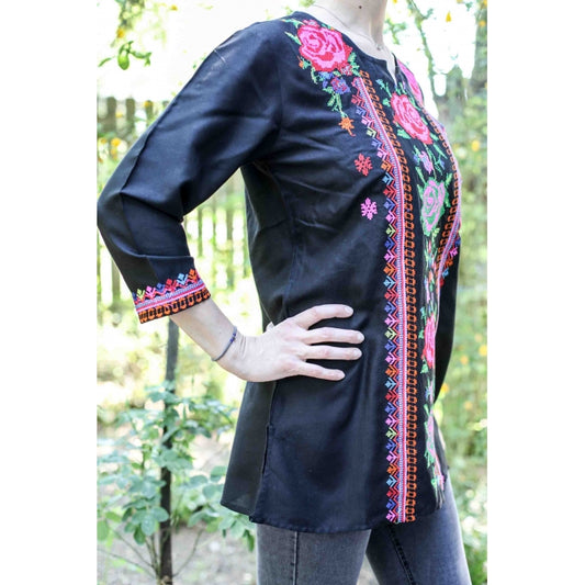 Bluza brodata Trandafira12