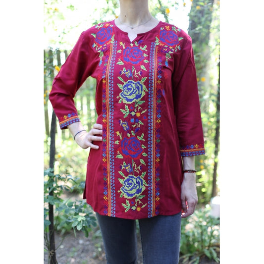Bluza brodata Trandafira13