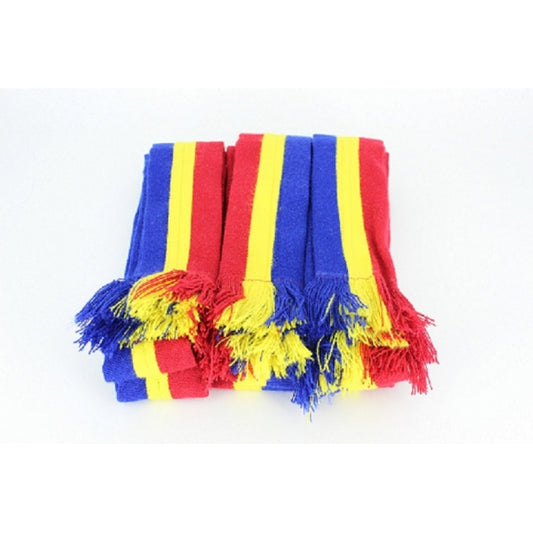 Brau popular tricolor tesut la razboi/6 cm
