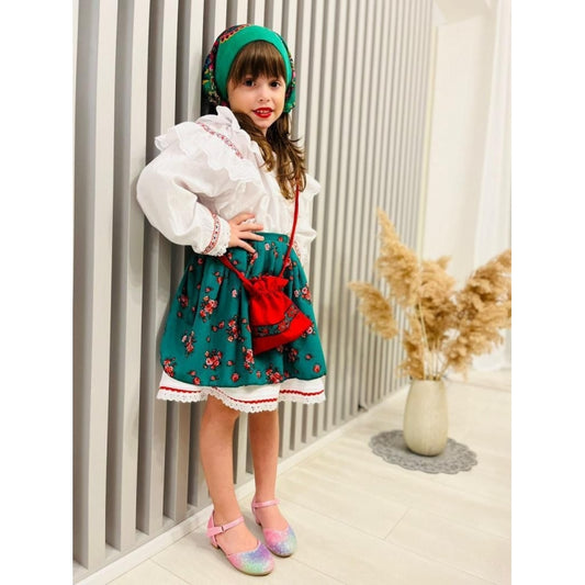 Costum traditional copii fete model Ana2