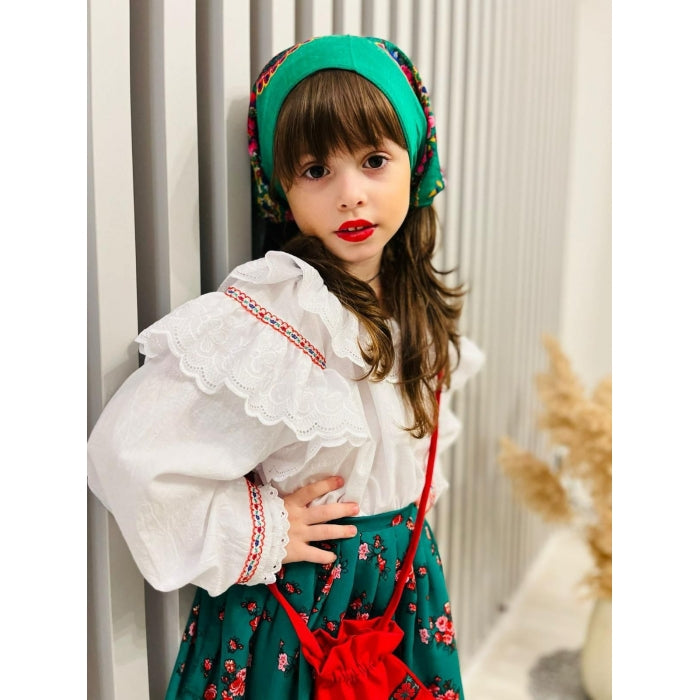 Costum traditional copii fete model Ana2