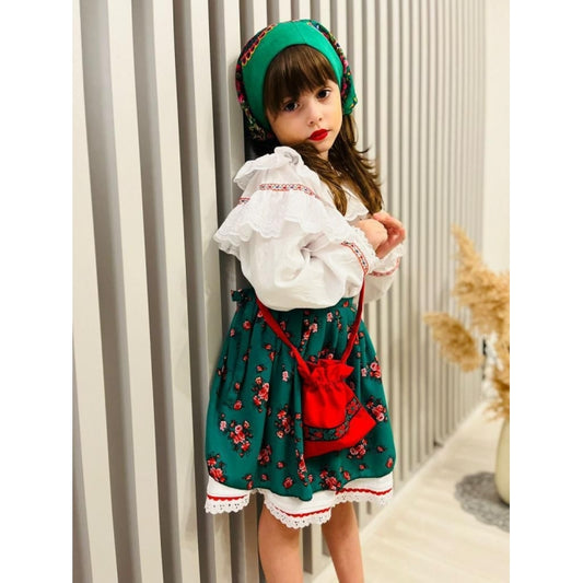 Costum traditional copii fete model Ana2