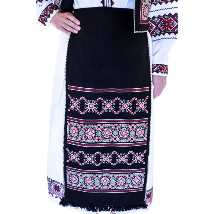 Costum traditional set  cu motive geometrice2