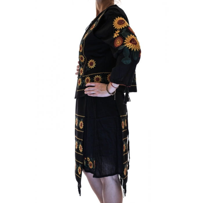 Costum traditional set  Floarea Soarelui