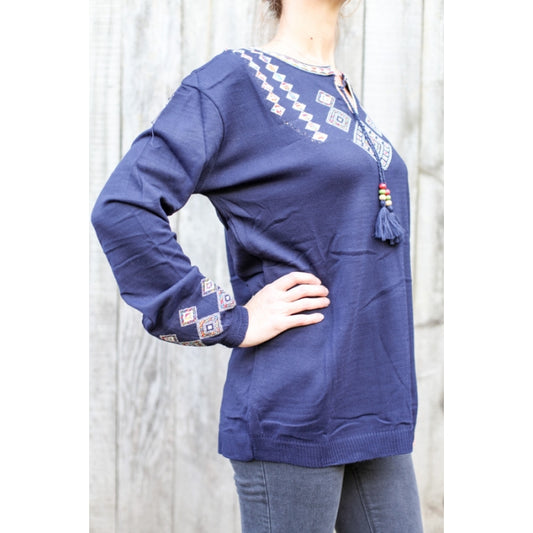 Pulover cu model traditional20