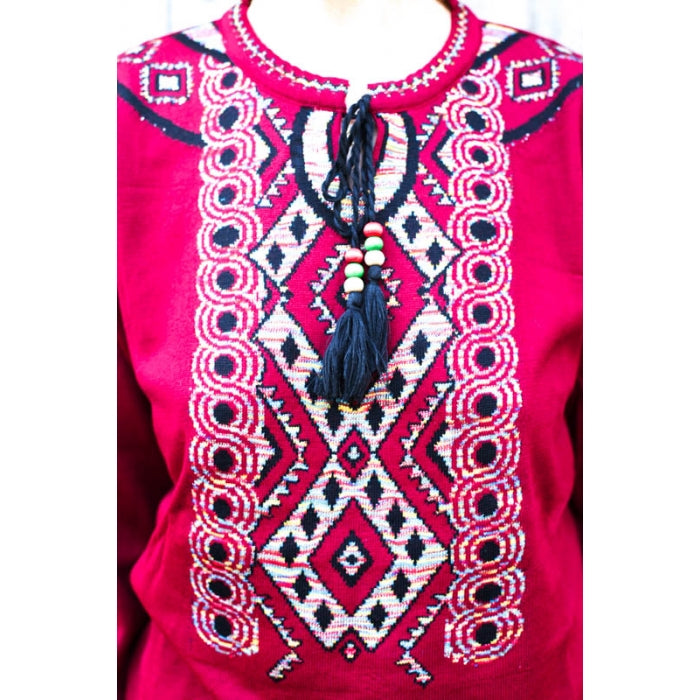 Pulover cu model traditional45