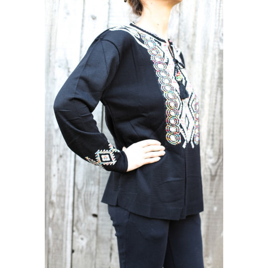 Pulover cu model traditional46