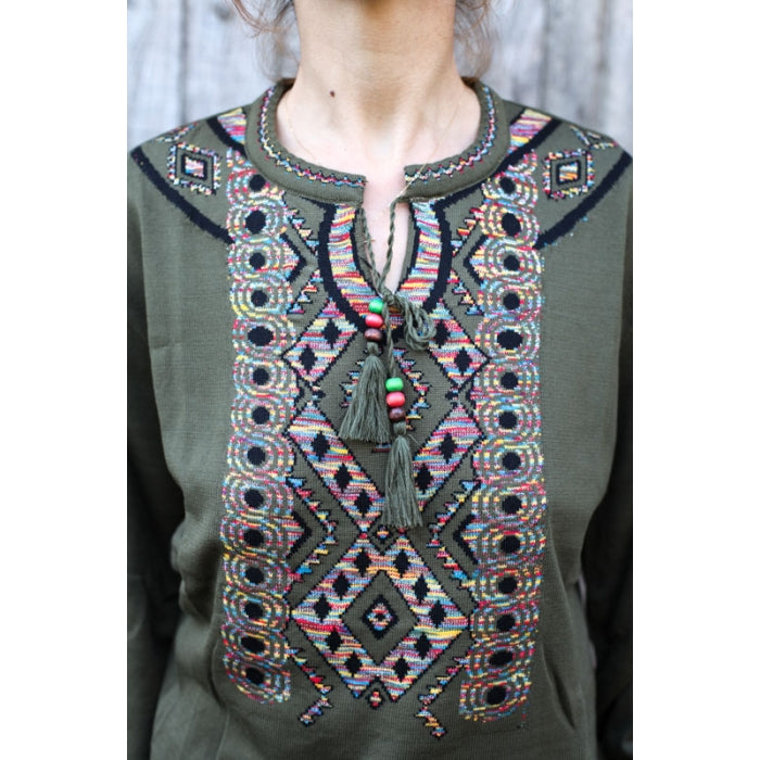 Pulover cu model traditional49