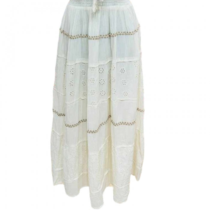 Rochie Bej Tradițională - Eleganță Naturală cu Mâneci Scurte