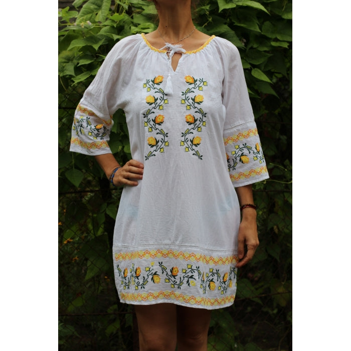 Rochie cu motive traditionale Agnita