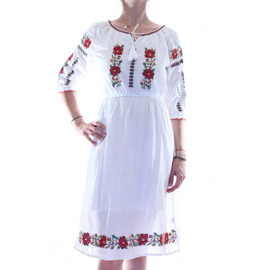 Rochie cu motive traditionale Catinca