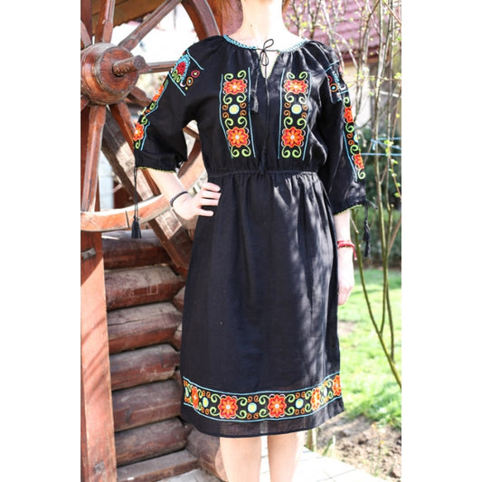 Rochie Traditionala Brandusa2