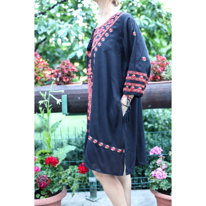 Rochie Traditionala Brodata Andreea