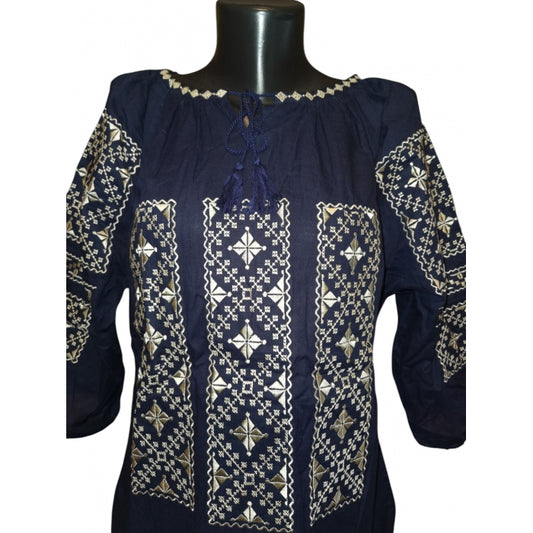 Rochie traditionala brodata cu motive romanesti-Model Ioana5