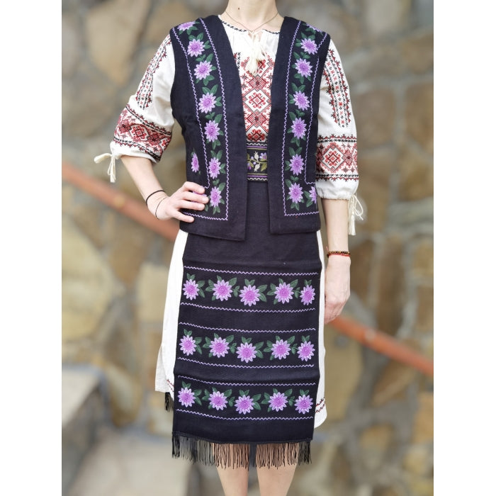 Set Traditional Dama, Vesta, Fote si Brau-Model Ana10