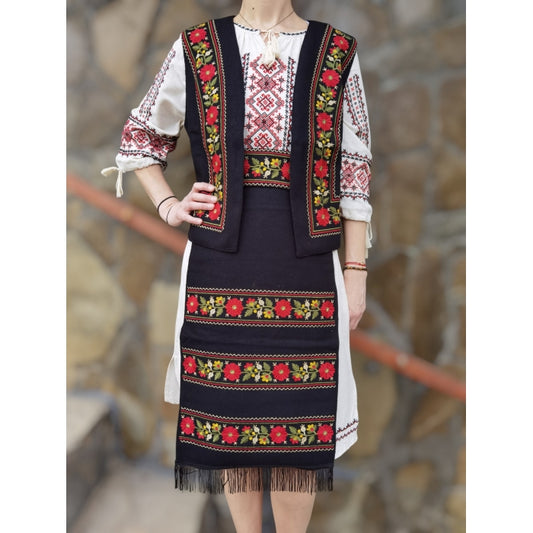 Set Traditional Dama, Vesta, Fote si Brau-Model Ana11