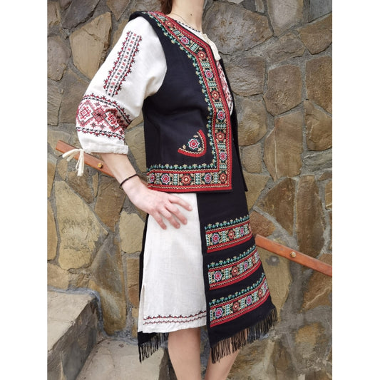 Set Traditional Dama, Vesta, Fote si Brau-Model Ana12